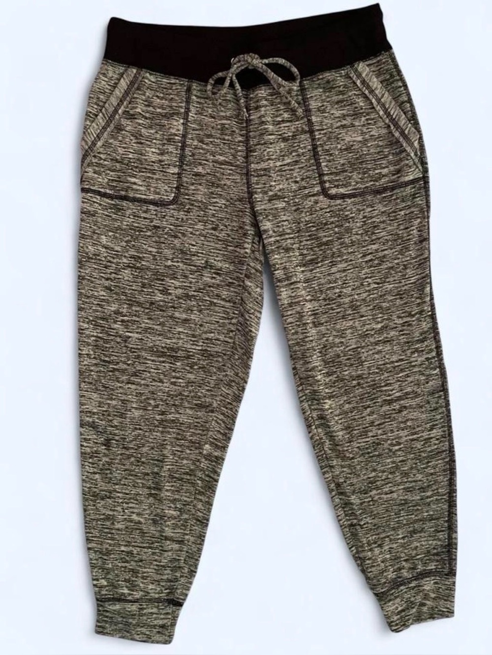 Liz Claiborne Weekend Gray Heather Joggers Small | Cozy Y2K Lounge Sweatpants